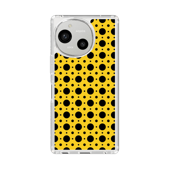 Slim Protection Case［ Shower Dot - Yellow ］