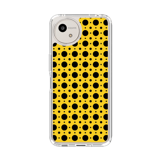 Slim Protection Case［ Shower Dot - Yellow ］