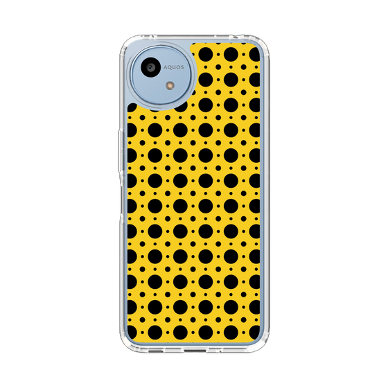 Slim Protection Case［ Shower Dot - Yellow ］