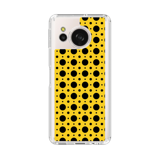 Slim Protection Case［ Shower Dot - Yellow ］