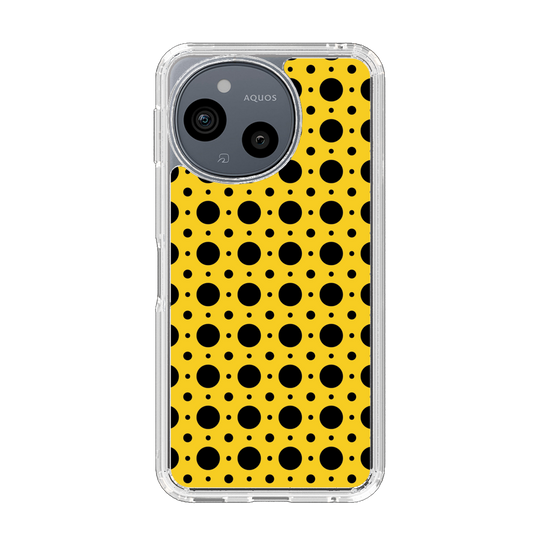 Slim Protection Case［ Shower Dot - Yellow ］