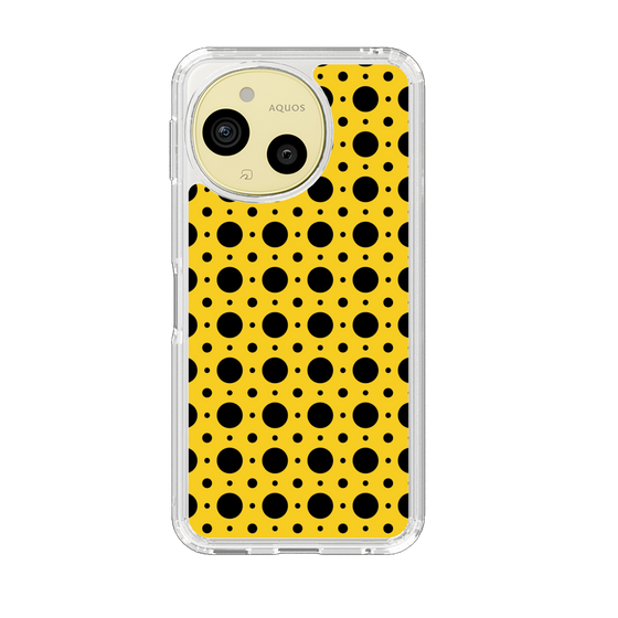 Slim Protection Case［ Shower Dot - Yellow ］