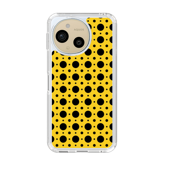 Slim Protection Case［ Shower Dot - Yellow ］
