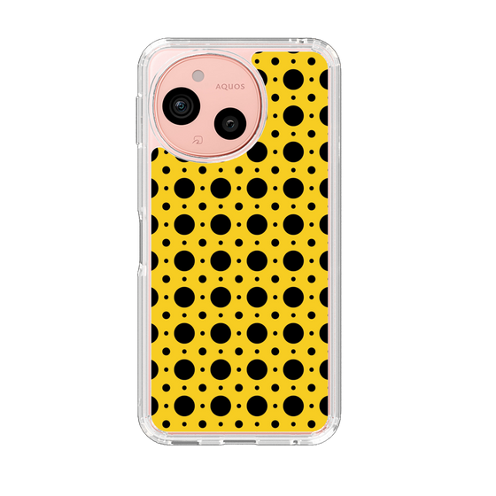 Slim Protection Case［ Shower Dot - Yellow ］
