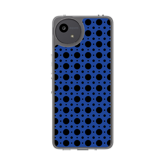 Slim Protection Case［ Shower Dot - Blue ］
