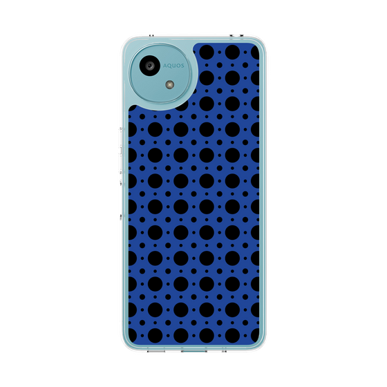 Slim Protection Case［ Shower Dot - Blue ］