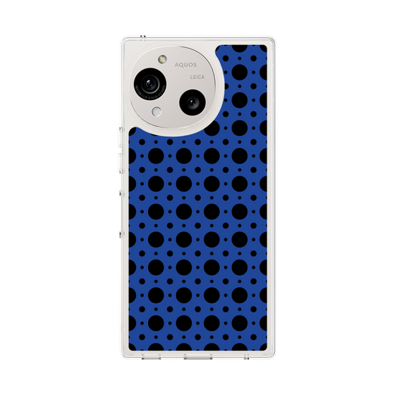 Slim Protection Case［ Shower Dot - Blue ］