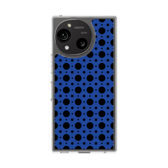 Slim Protection Case［ Shower Dot - Blue ］