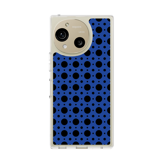 Slim Protection Case［ Shower Dot - Blue ］