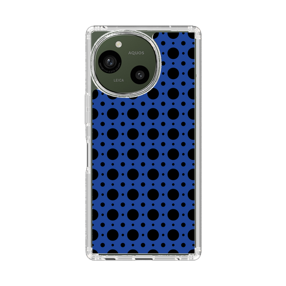 Slim Protection Case［ Shower Dot - Blue ］