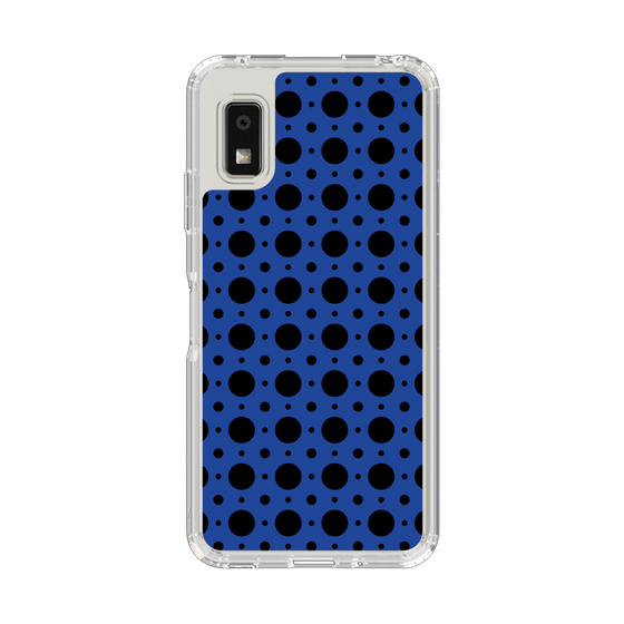Slim Protection Case［ Shower Dot - Blue ］