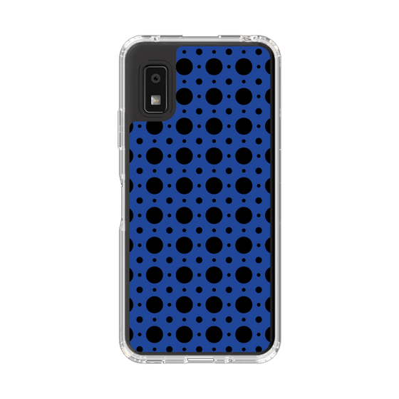 Slim Protection Case［ Shower Dot - Blue ］