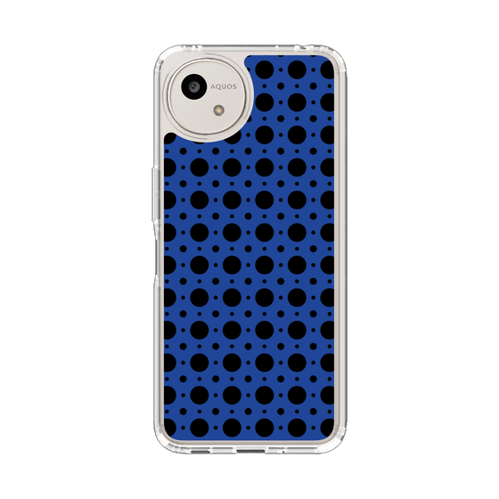 Slim Protection Case［ Shower Dot - Blue ］
