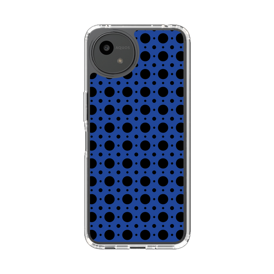 Slim Protection Case［ Shower Dot - Blue ］