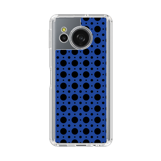 Slim Protection Case［ Shower Dot - Blue ］