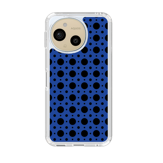 Slim Protection Case［ Shower Dot - Blue ］