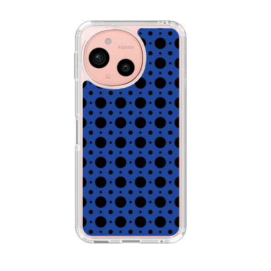 Slim Protection Case［ Shower Dot - Blue ］