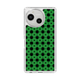 Slim Protection Case［ Shower Dot - Green ］