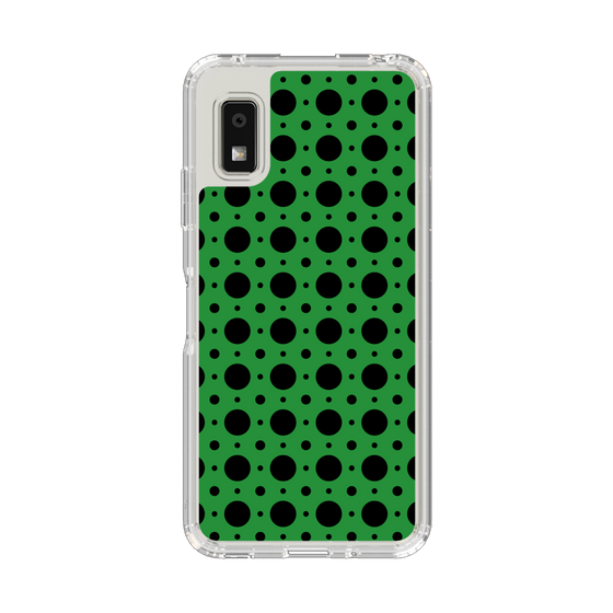 Slim Protection Case［ Shower Dot - Green ］