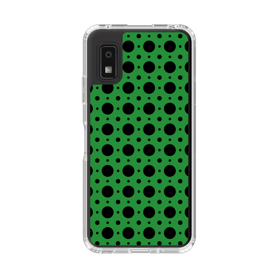 Slim Protection Case［ Shower Dot - Green ］