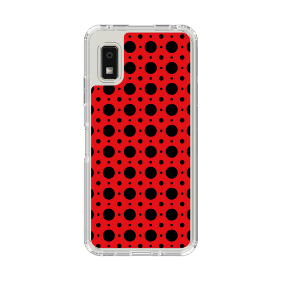Slim Protection Case［ Shower Dot - Red ］