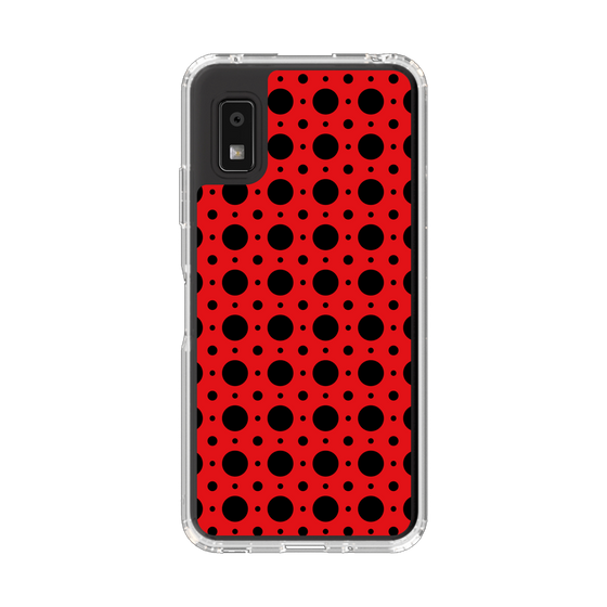 Slim Protection Case［ Shower Dot - Red ］