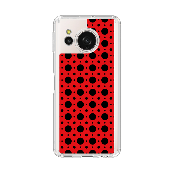 Slim Protection Case［ Shower Dot - Red ］