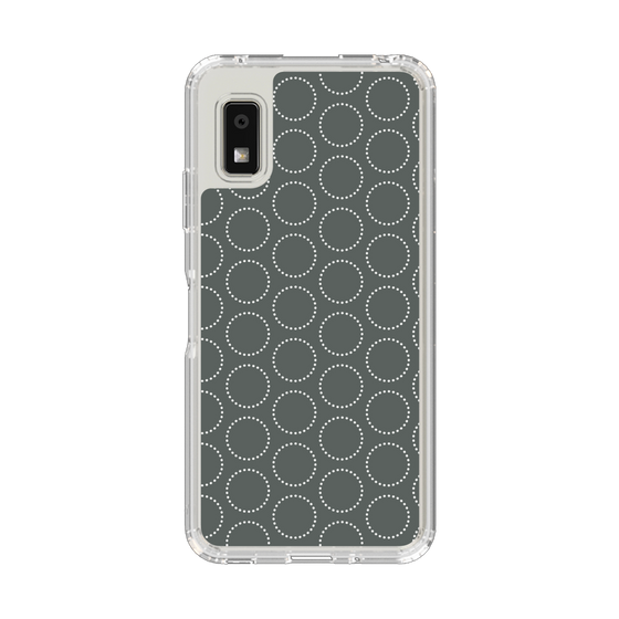 Slim Protection Case［ Dot Circle - Gray ］