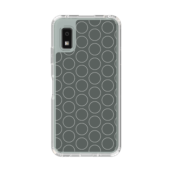 Slim Protection Case［ Dot Circle - Gray ］
