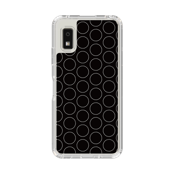 Slim Protection Case［ Dot Circle - Black ］