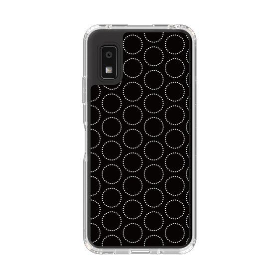 Slim Protection Case［ Dot Circle - Black ］