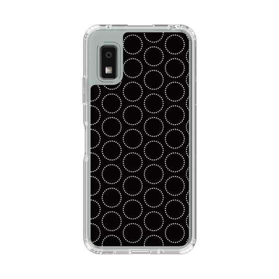Slim Protection Case［ Dot Circle - Black ］