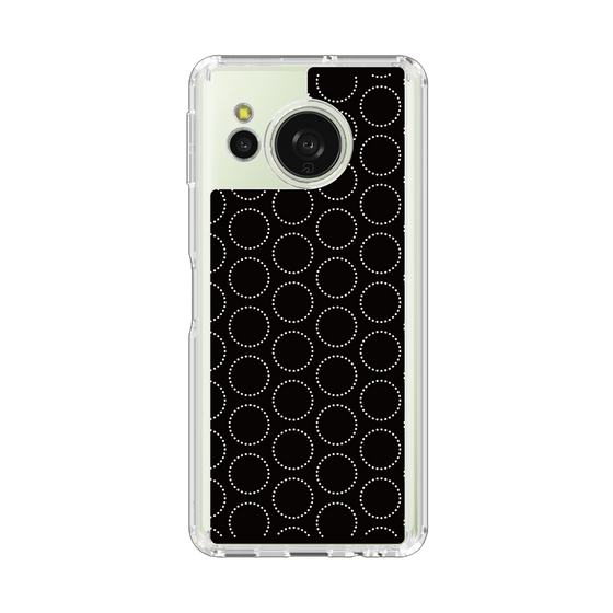 Slim Protection Case［ Dot Circle - Black ］