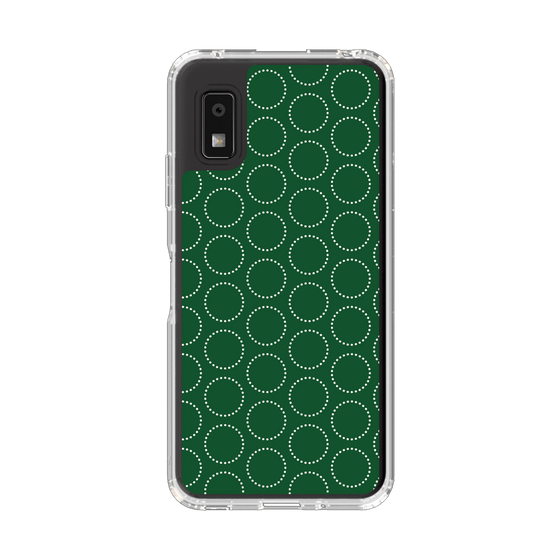 Slim Protection Case［ Dot Circle - Green ］