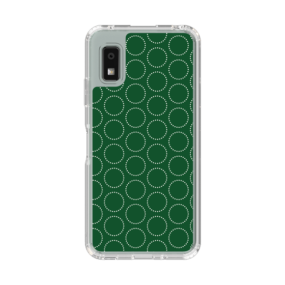 Slim Protection Case［ Dot Circle - Green ］