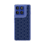 Slim Protection Case［ Dot Circle - Navy ］