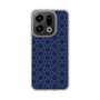 Slim Protection Case［ Dot Circle - Navy ］