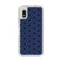 Slim Protection Case［ Dot Circle - Navy ］