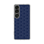 Slim Protection Case［ Dot Circle - Navy ］