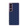 Slim Protection Case［ Dot Circle - Navy ］