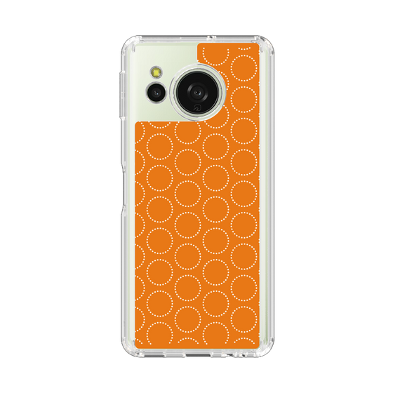 Slim Protection Case［ Dot Circle - Orange ］