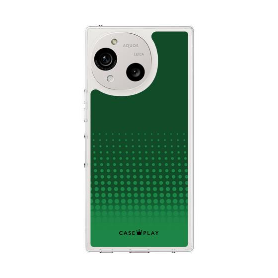 Slim Protection Case［ Dot Gradation - Green ］