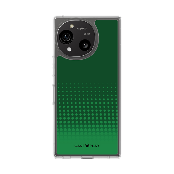 Slim Protection Case［ Dot Gradation - Green ］