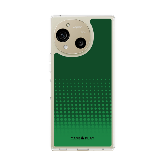 Slim Protection Case［ Dot Gradation - Green ］