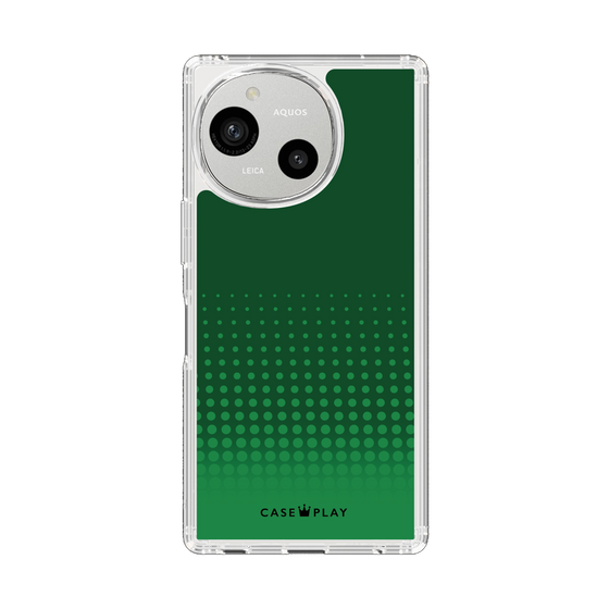 Slim Protection Case［ Dot Gradation - Green ］