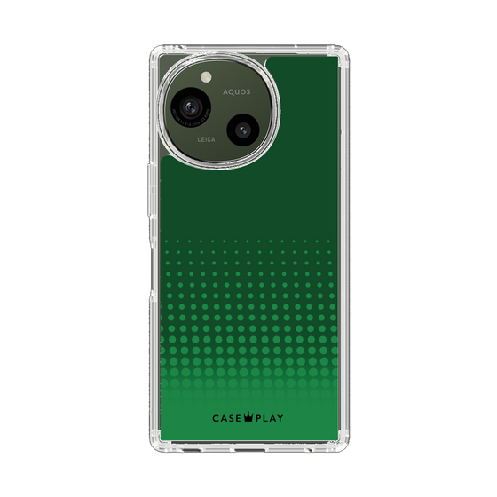 Slim Protection Case［ Dot Gradation - Green ］