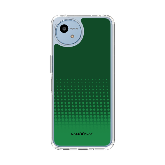 Slim Protection Case［ Dot Gradation - Green ］