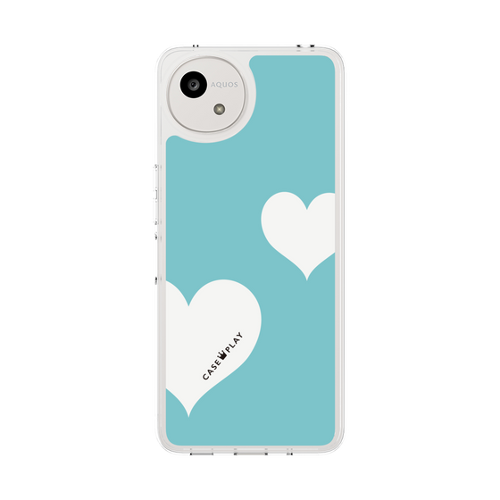 Slim Protection Case［ Two Hearts - Blue ］