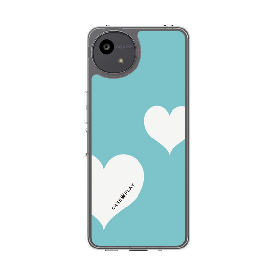 Slim Protection Case［ Two Hearts - Blue ］