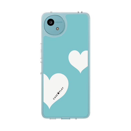 Slim Protection Case［ Two Hearts - Blue ］